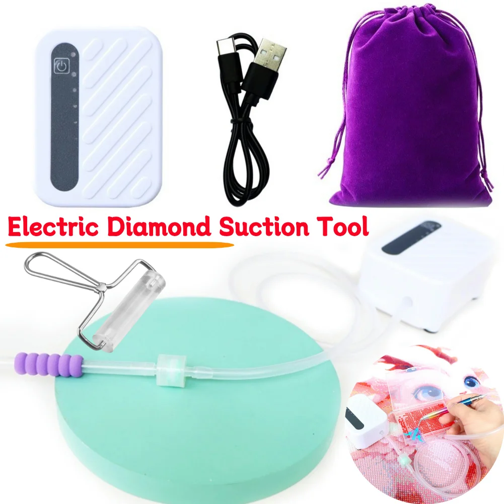 Diamond Painting Kit - Suction Diamond Vacuum Device Portable Diamond