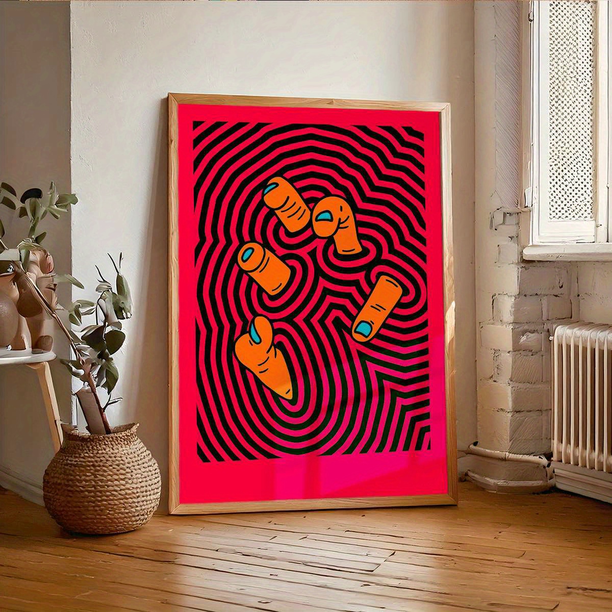 Art Craft House - Modern Abstract Finger Art Posters Unframed