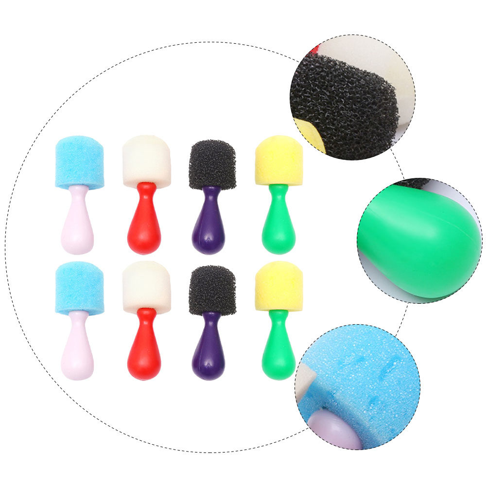 8Pcs Ball Sponge Paint Brushes - đánh giá và giá Art Craft Activities For Preschoolers