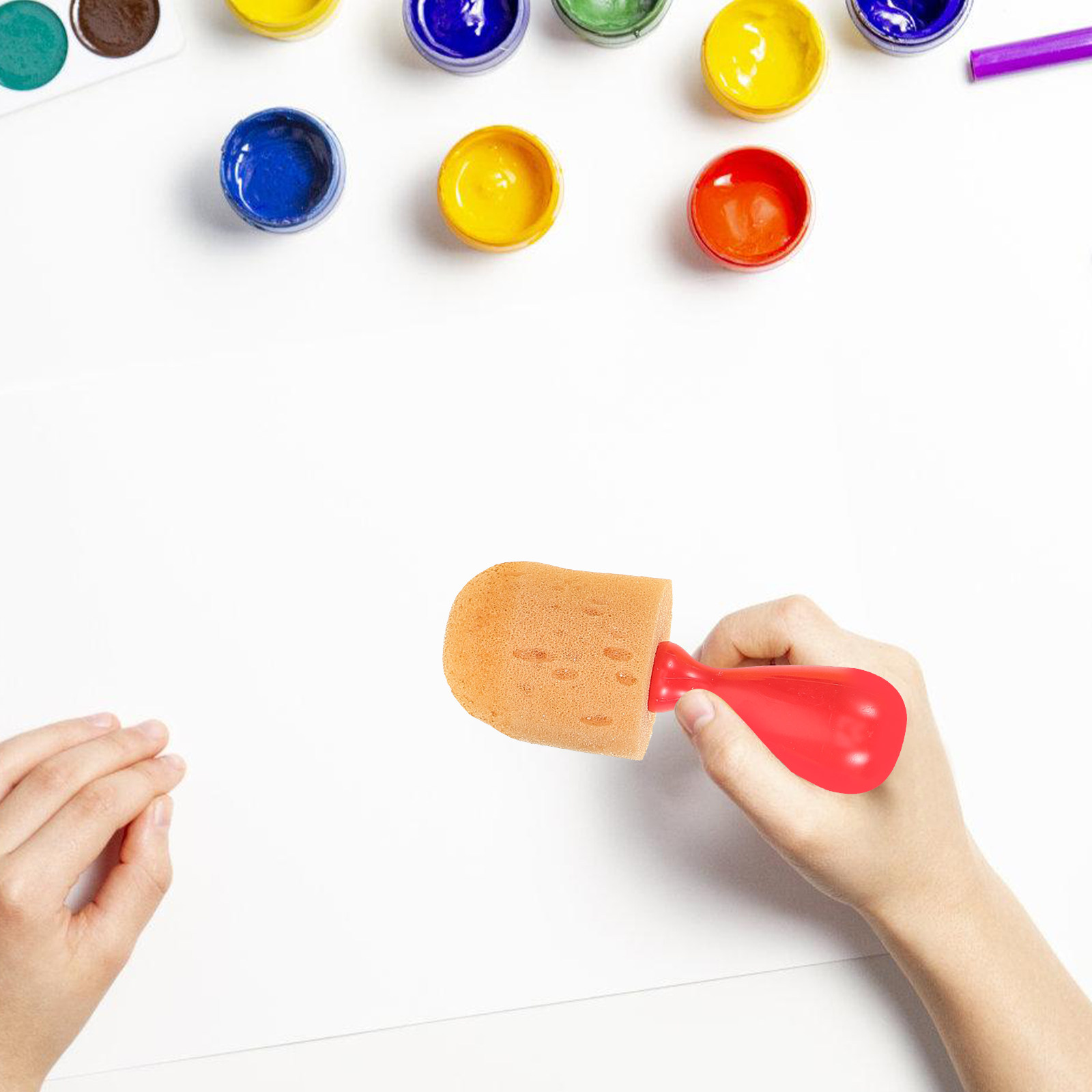 8Pcs Ball Sponge Paint Brushes - đánh giá và giá Art Craft Activities For Preschoolers