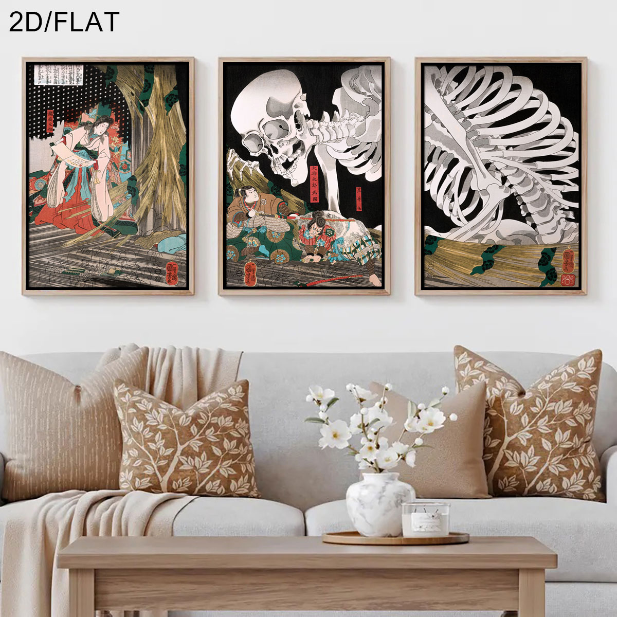 3pcs Retro Japanese Takiyasha  - đánh giá và giá Art Craft House