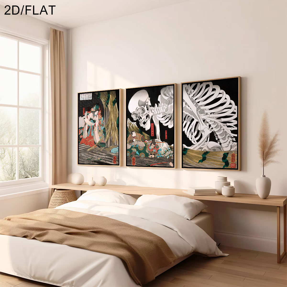 3pcs Retro Japanese Takiyasha  - đánh giá và giá Art Craft House
