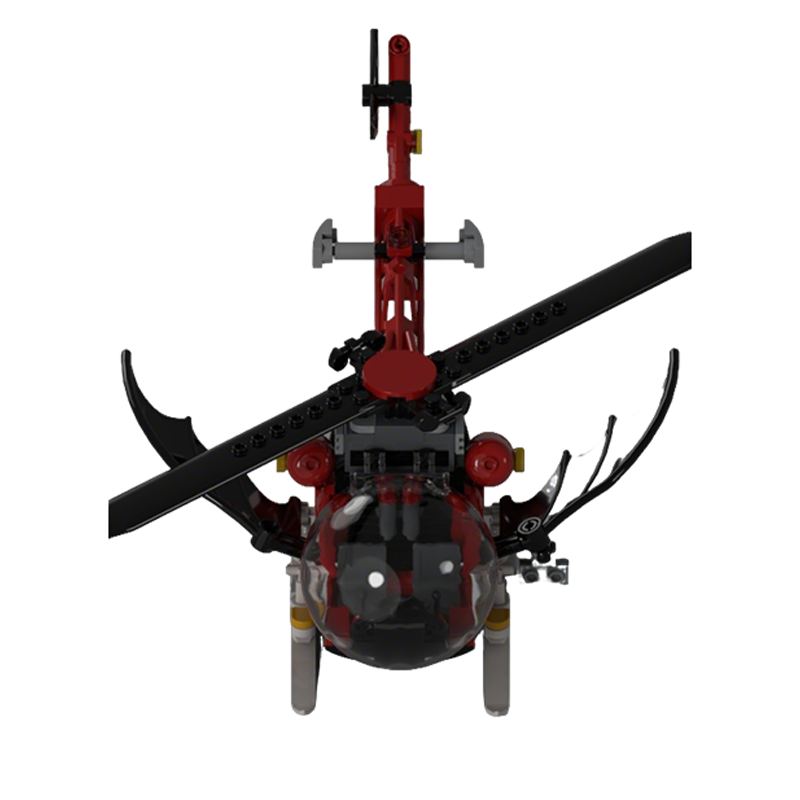 258pcs MOC 66 Batcopter Super  - đánh giá và giá Art Craft Building