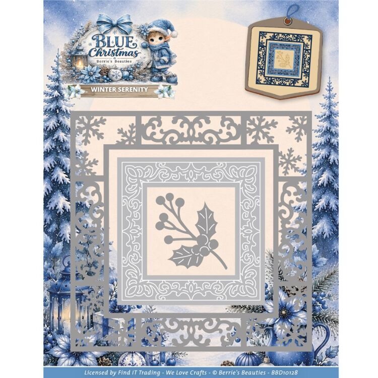 Blue Christmas Winter Serenity - đánh giá và giá Stencil Cutting Plotter