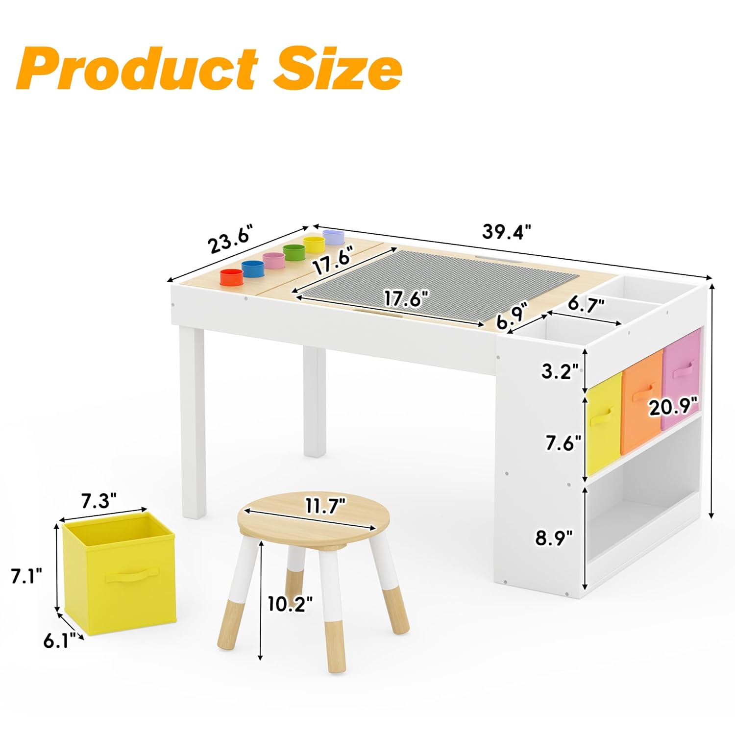 Kids Art Table and 2 Chairs Se - đánh giá và giá Art Craft Furniture