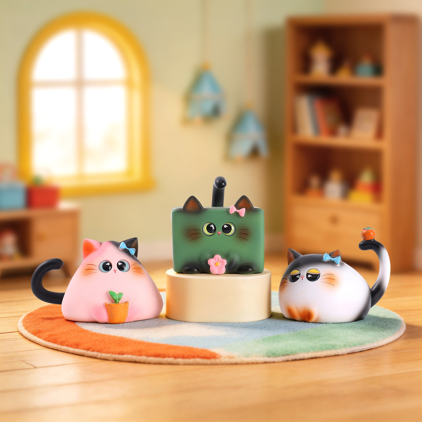 Blind Box Cat Figurine Resin C - đánh giá và giá Art Craft Furniture