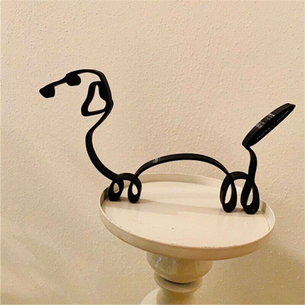 Wrought Iron Dog Statue Abstra - đánh giá và giá Art Craft Furniture