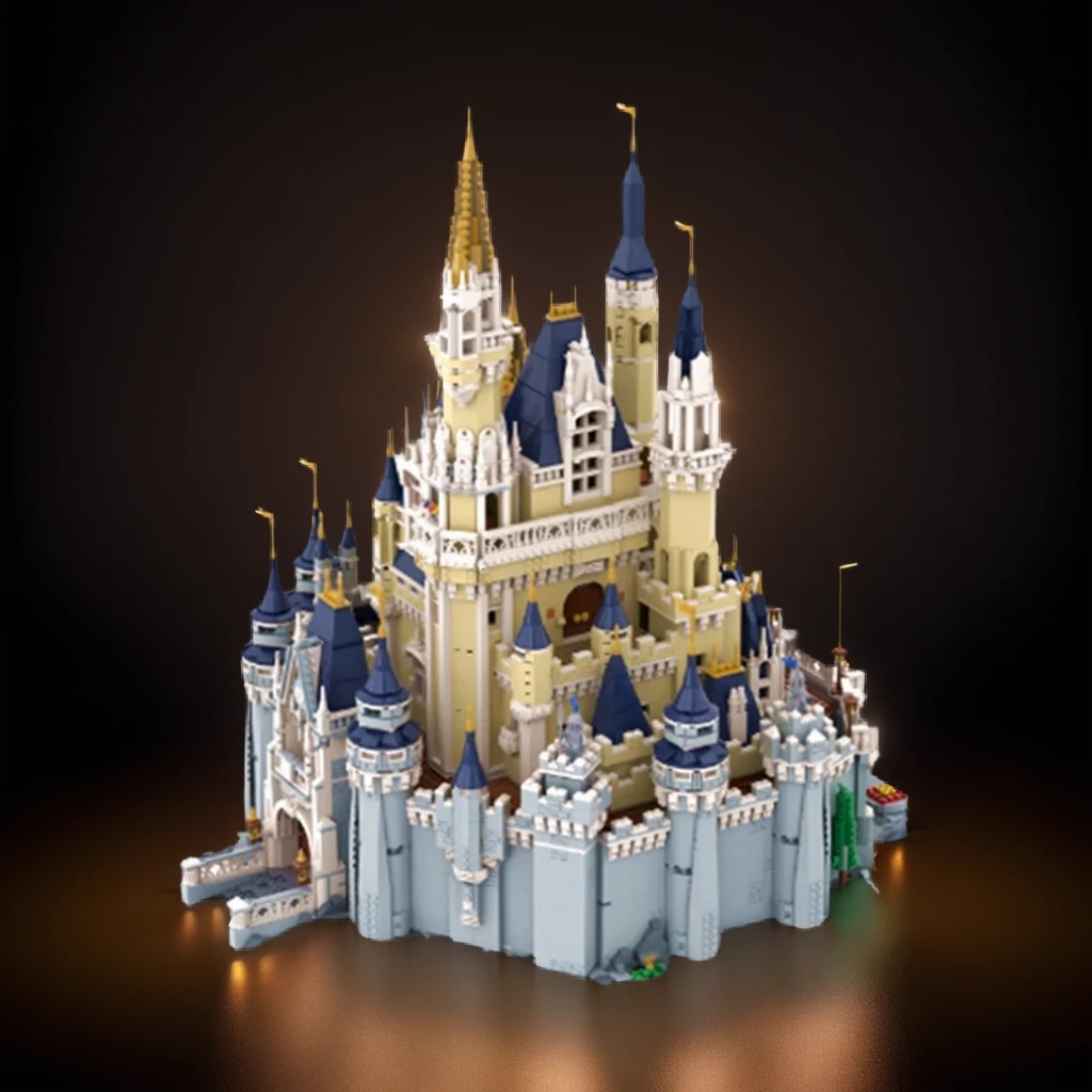 10904pcs MOC Disnay 71040*3 Pe - đánh giá và giá Art Craft Building