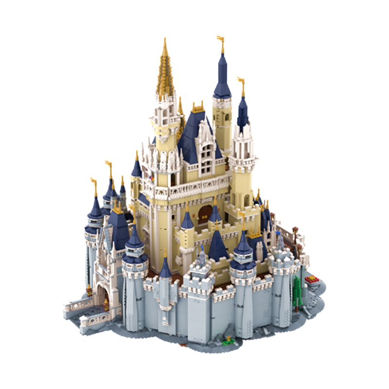 10904pcs MOC Disnay 71040*3 Pe - đánh giá và giá Art Craft Building