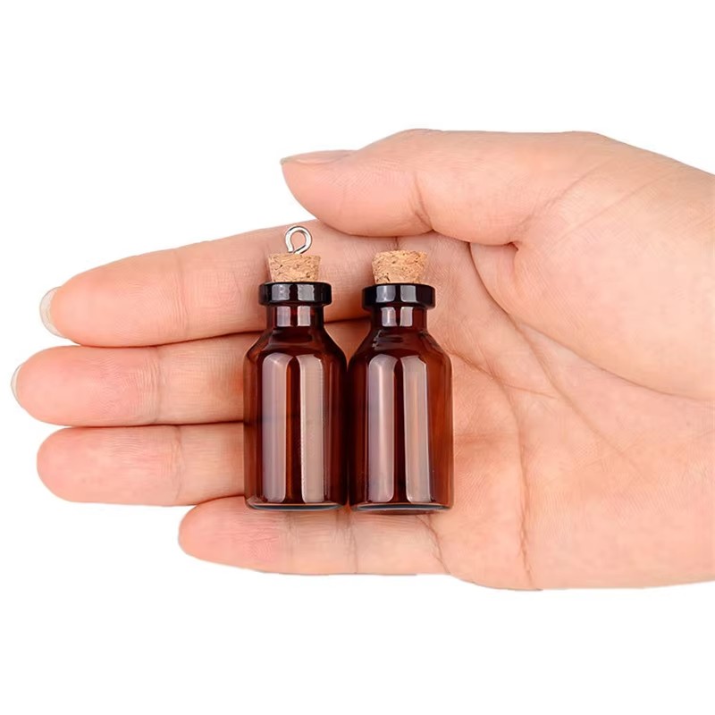 200pcs Small Amber Glass Bottl - đánh giá và giá Art Craft Zoo