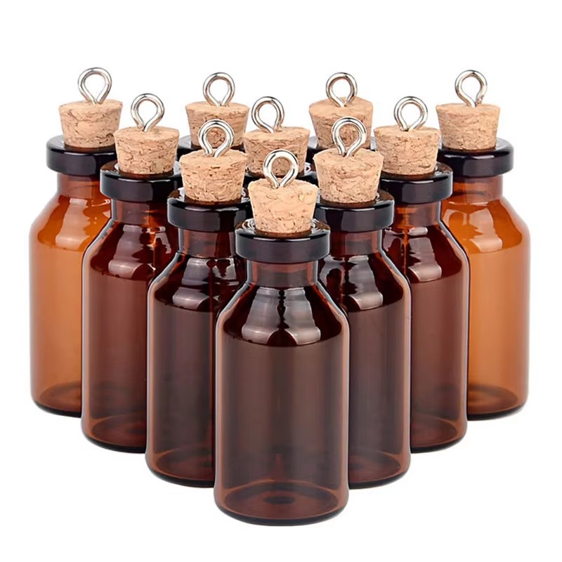 200pcs Small Amber Glass Bottl - đánh giá và giá Art Craft Zoo