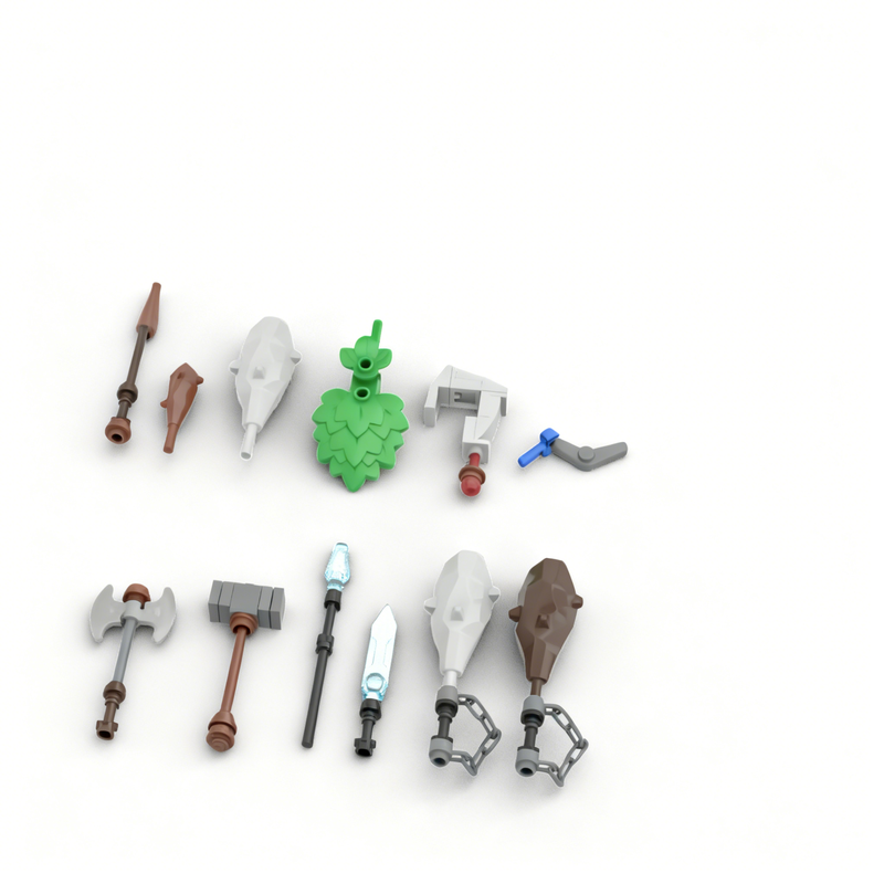 103pcs MOC BOTW Weapons Pack I - đánh giá và giá Art Craft Building