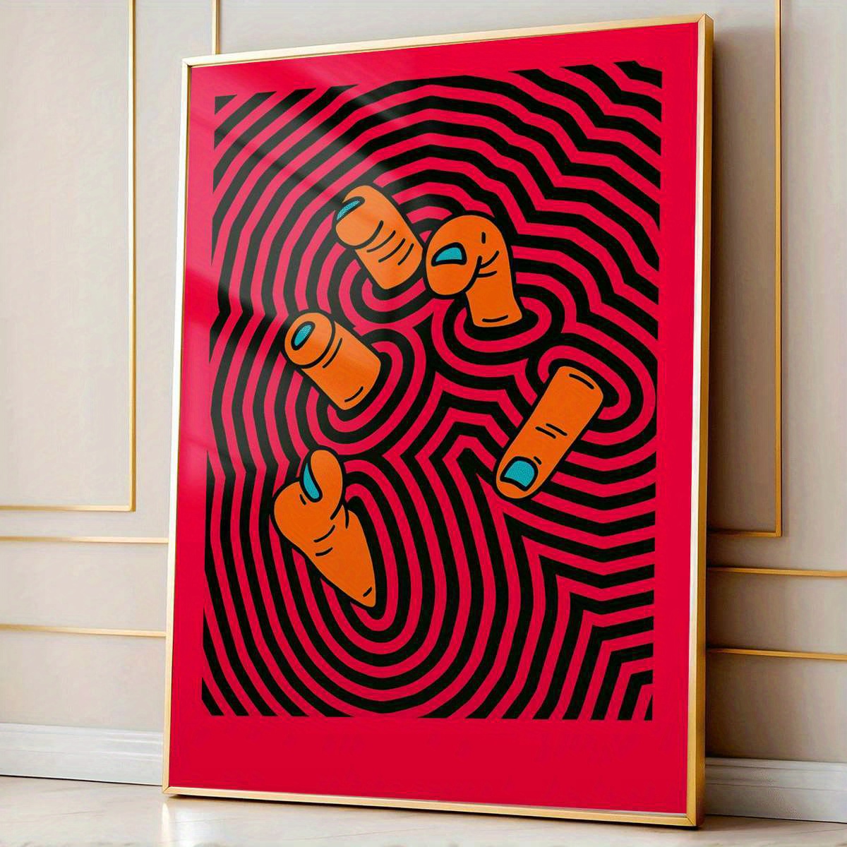 Modern Abstract Finger Art Pos - đánh giá và giá Art Craft House