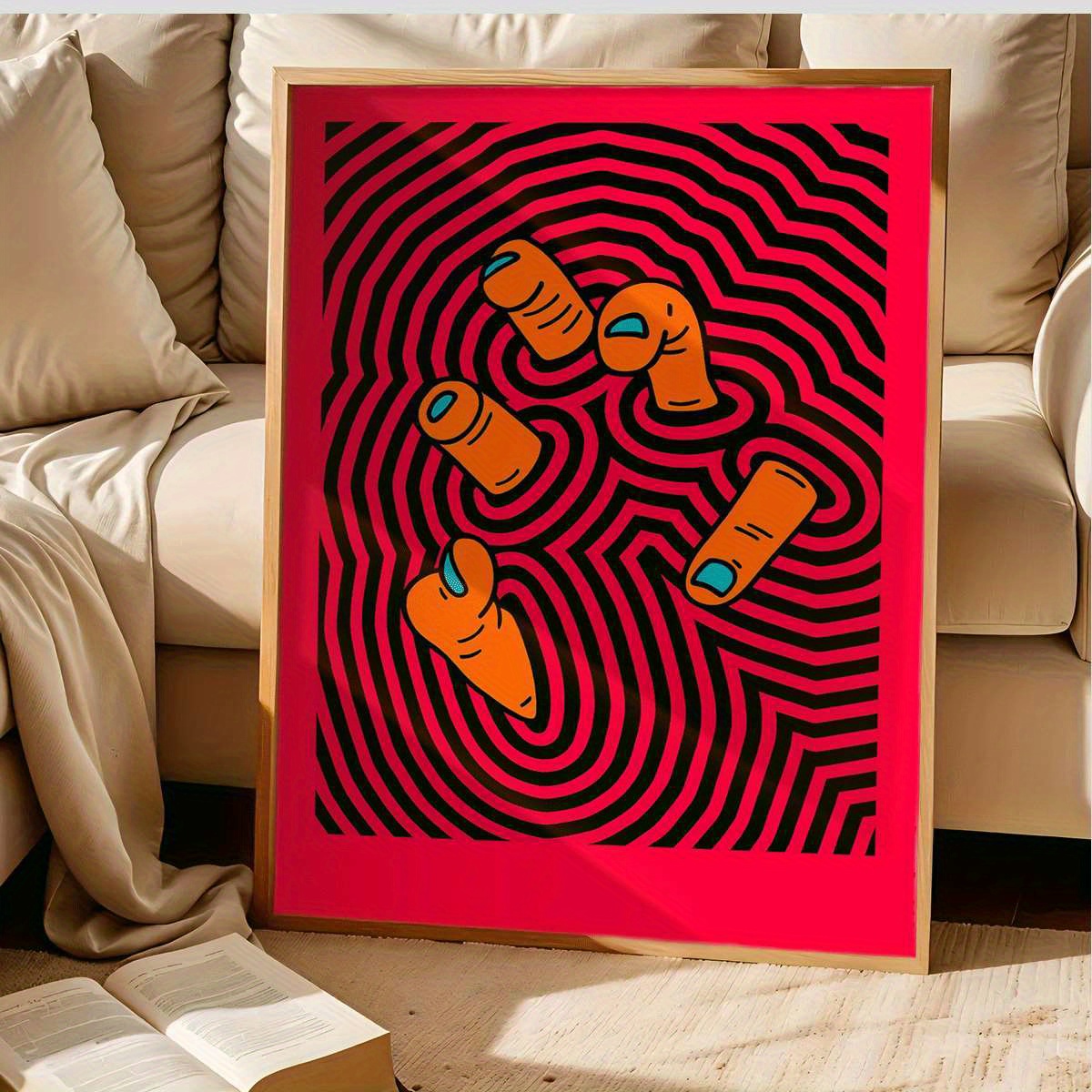 Modern Abstract Finger Art Pos - đánh giá và giá Art Craft House
