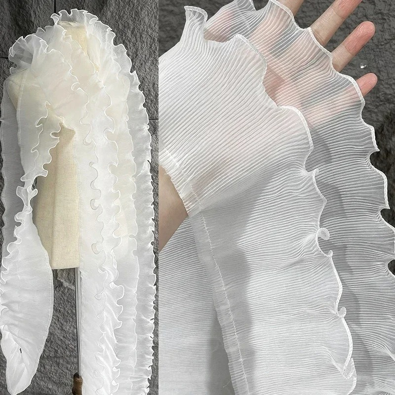 Mist Lace Fabric Pleated Textu - đánh giá và giá Art Craft Upholstery