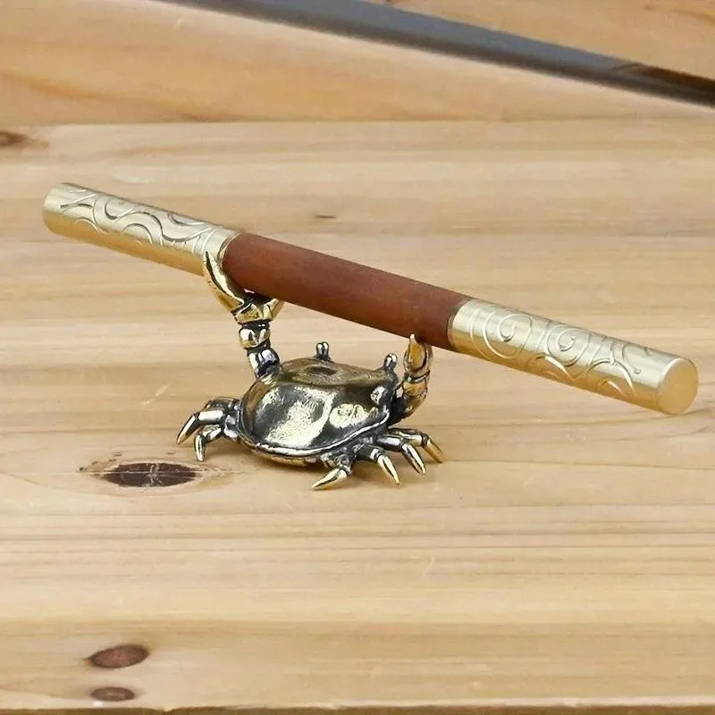 Brass Crab Sculpture Weightlif - đánh giá và giá Art Craft Furniture