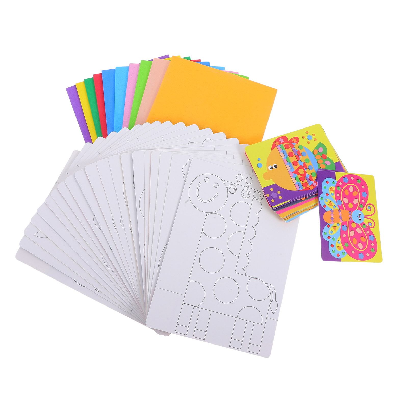 1Set Vibrant 3D Eva Animal Sti - đánh giá và giá Art Craft Activities For Preschoolers