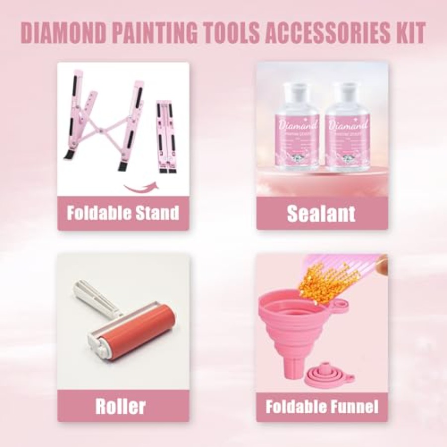 185 Pcs All Inclusive Diamond  - đánh giá và giá Diamond Painting Kit