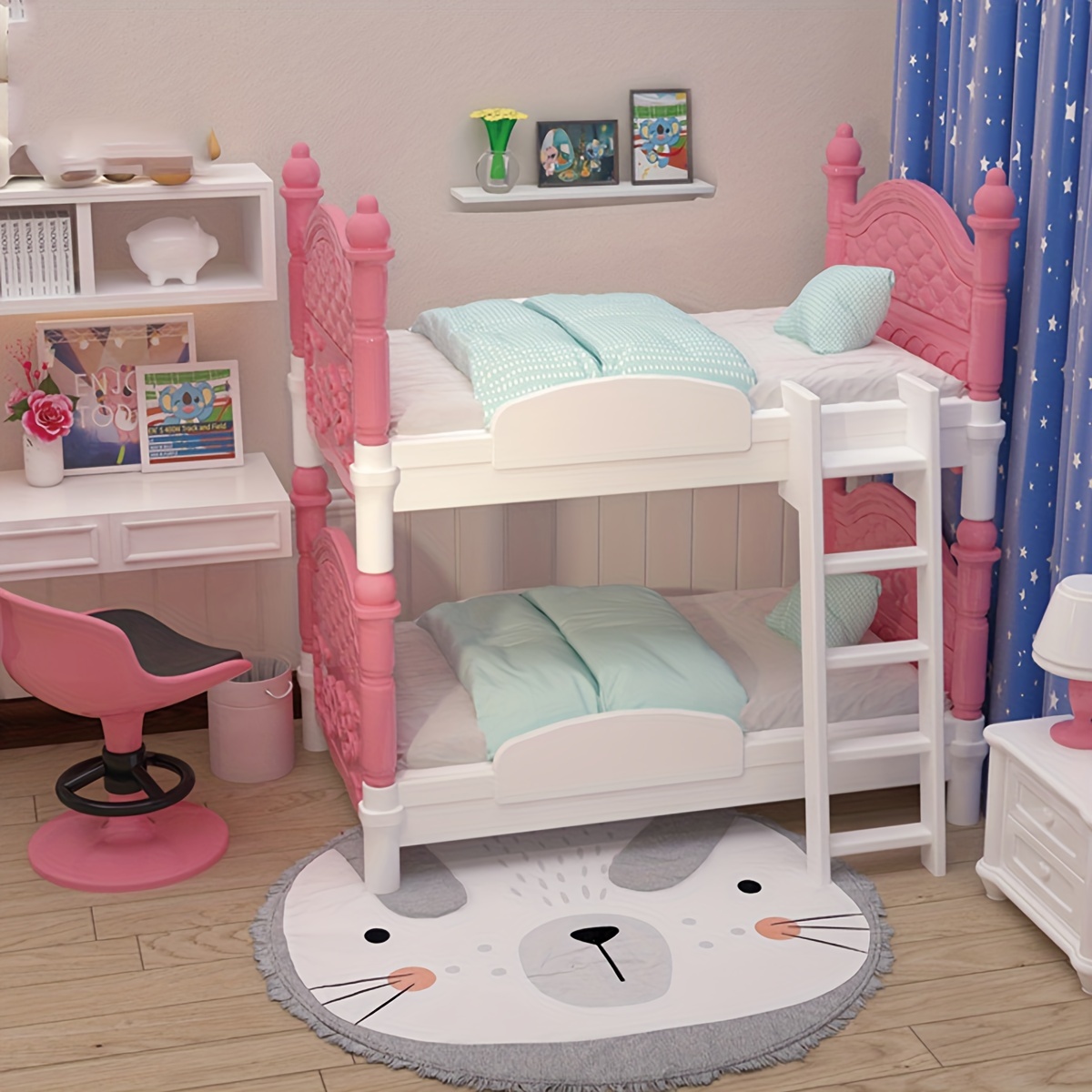 Miniature Dollhouse Double Bed - đánh giá và giá Art Craft House
