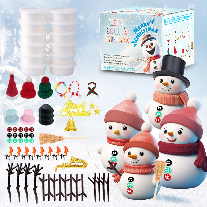 12 DIY Snowman set toys, Chris - đánh giá và giá Art Craft Upholstery