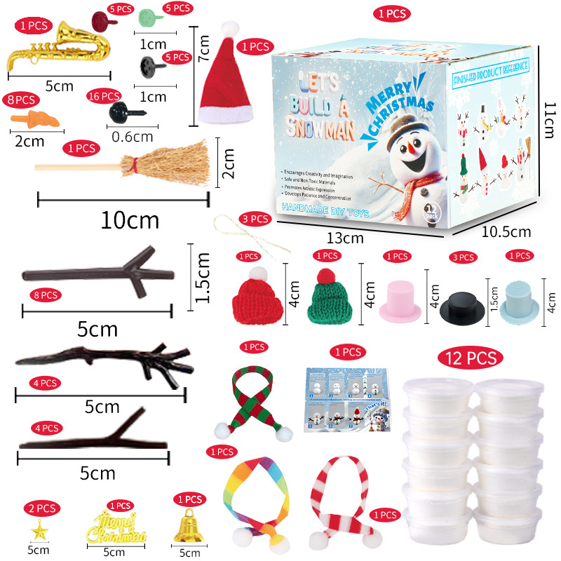 12 DIY Snowman set toys, Chris - đánh giá và giá Art Craft Upholstery