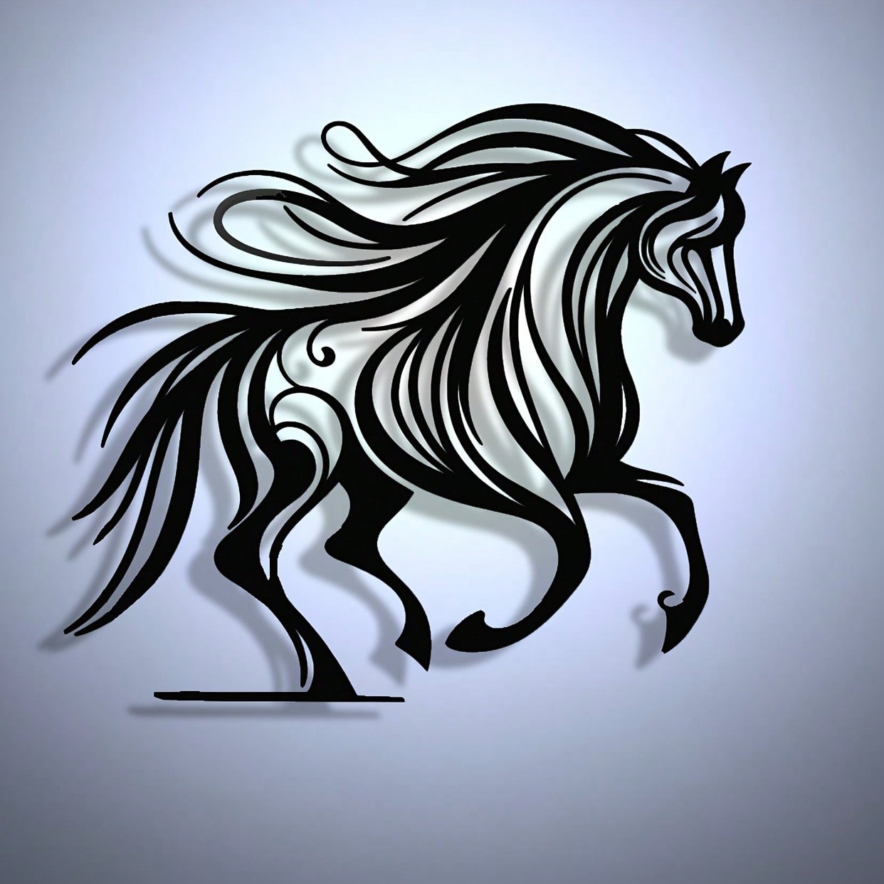 Brand Horse Racing Metal Wall  - đánh giá và giá Art Craft Logo