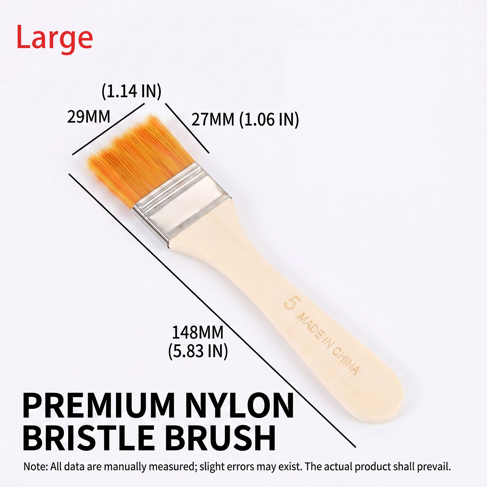 Nylon Paint Brush Set, 5PCS Fl - đánh giá và giá Art Craft Furniture